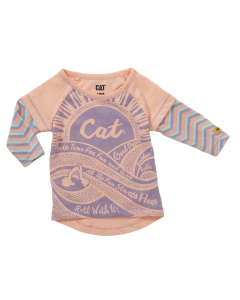 Cat® T-Shirt rose pour enfants