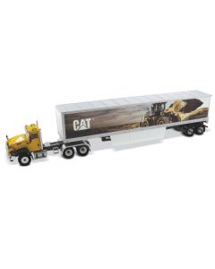 Cat® CT660 Truck mit Werbeauflieger